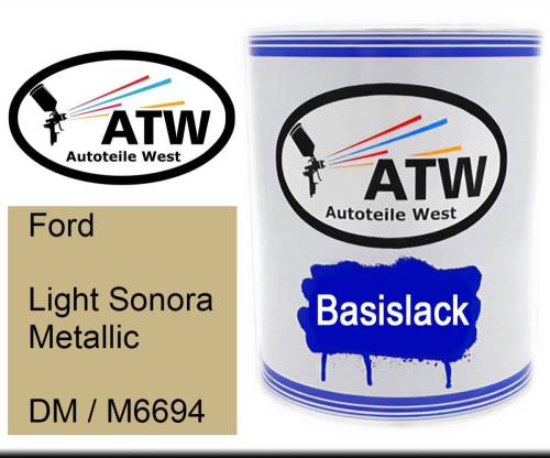 Ford, Light Sonora Metallic, DM / M6694: 1L Lackdose, von ATW Autoteile West.
